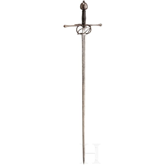 Reitschwert mit Stichklinge, deutsch, um 1560