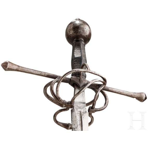Reitschwert mit Stichklinge, deutsch, um 1560