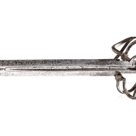 Eisengeschnittener Degen, Italien, um 1560/70