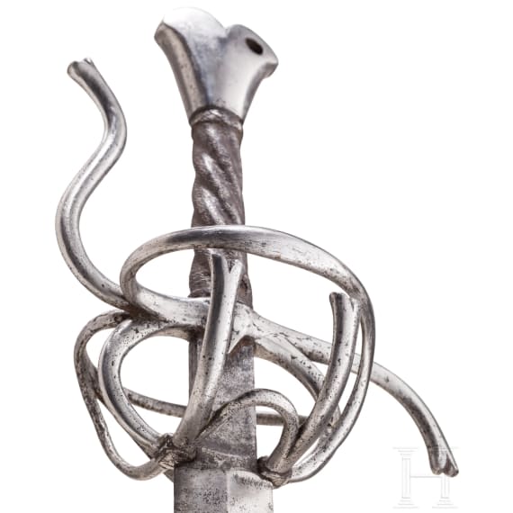 Degen vom Ambraser Typus, deutsch, um 1580