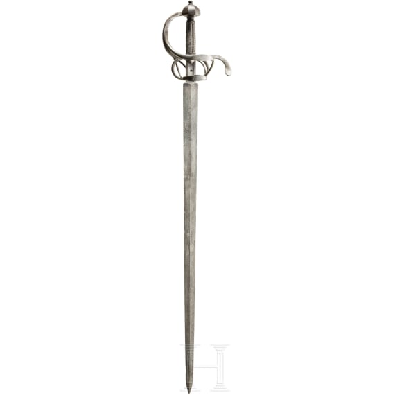 Schwerer, milit&auml;rischer Degen, Sachsen, um 1600