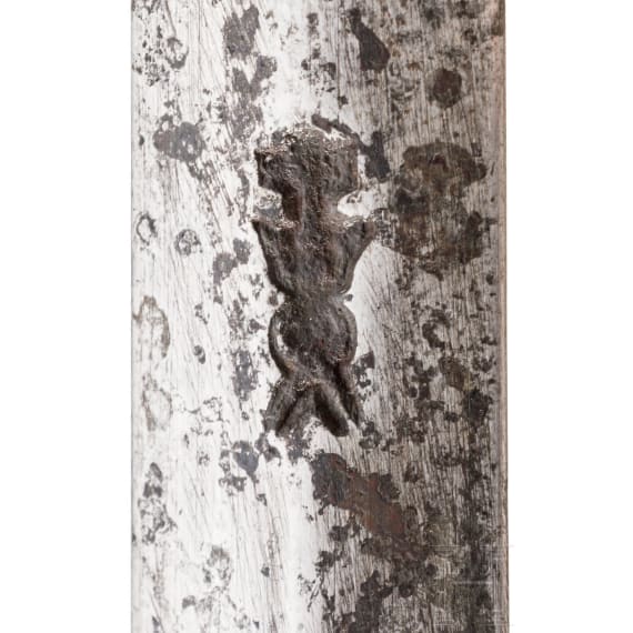 Milit&auml;risches Rapier mit Muschelstichbl&auml;ttern, deutsch, um 1620