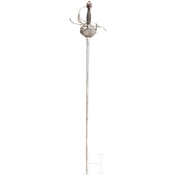 Spangenrapier mit muschelf&ouml;rmigen Stichbl&auml;ttern, Italien, um 1620