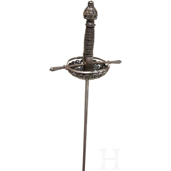 Glockenrapier, deutsch, um 1660