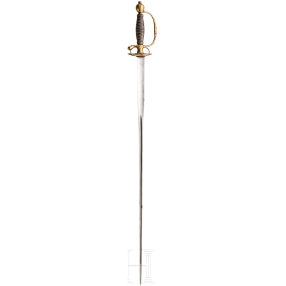 Goldeingelegter Galanteriedegen, Frankreich, um 1740