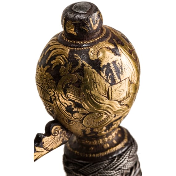 Goldeingelegter Galanteriedegen, Frankreich, um 1740