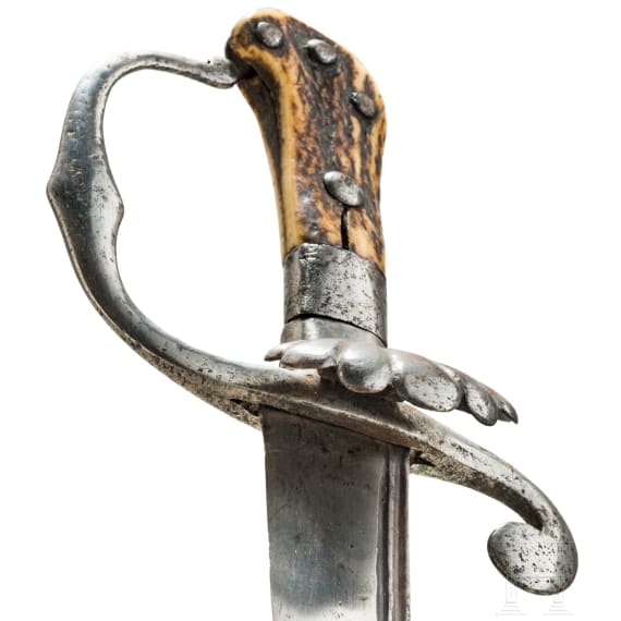 Jagdschwert, deutsch, 2. H&auml;lfte 17. Jhdt.