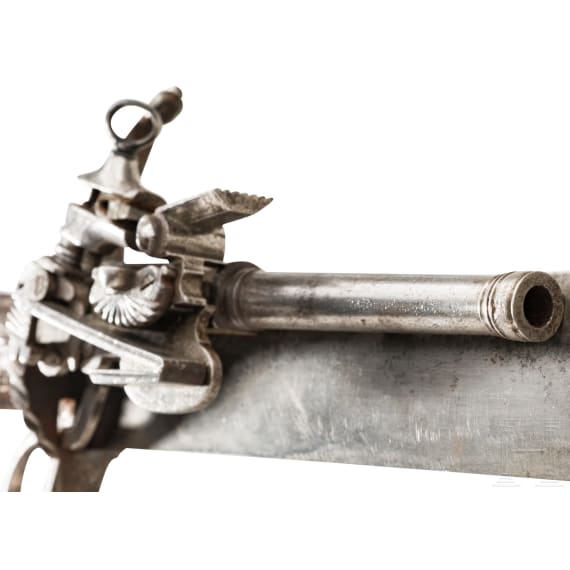 Schie&szlig;-Hirschf&auml;nger mit Miquelet-Steinschloss, &Ouml;sterreich, wohl Wien, um 1780