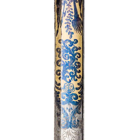 Luxus-Hirschf&auml;nger mit seltener Eisenmontierung, Wester & Cie, Solingen, um 1840/50