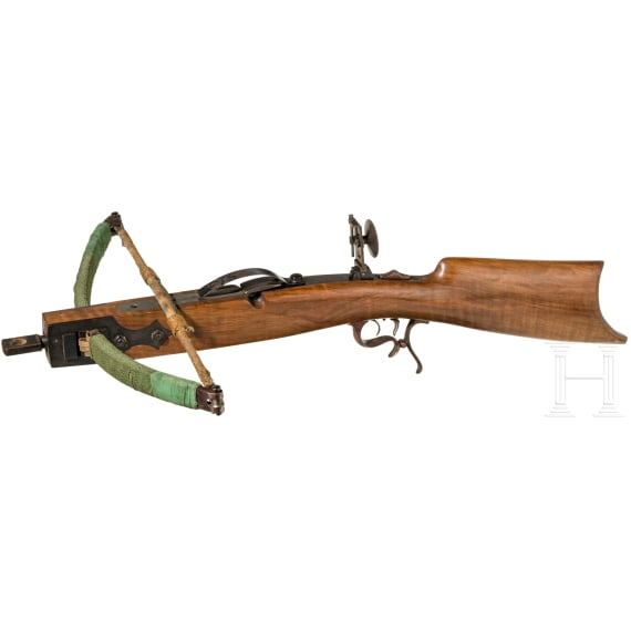Sch&uuml;tzenarmbrust, Ferdinand Gareissen, M&uuml;nchen, Mitte 20. Jhdt.
