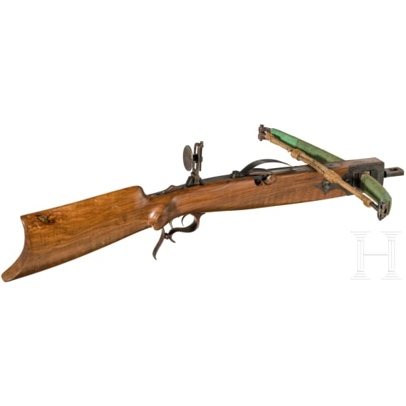 Sch&uuml;tzenarmbrust, Ferdinand Gareissen, M&uuml;nchen, Mitte 20. Jhdt.