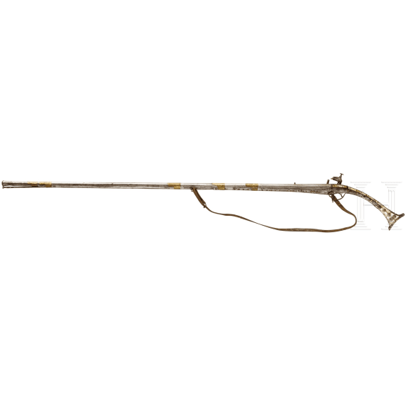 Miquelet-Ganzmetall-Gewehr, Albanien, 19. Jhdt.