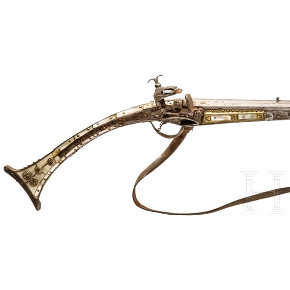 Miquelet-Ganzmetall-Gewehr, Albanien, 19. Jhdt.