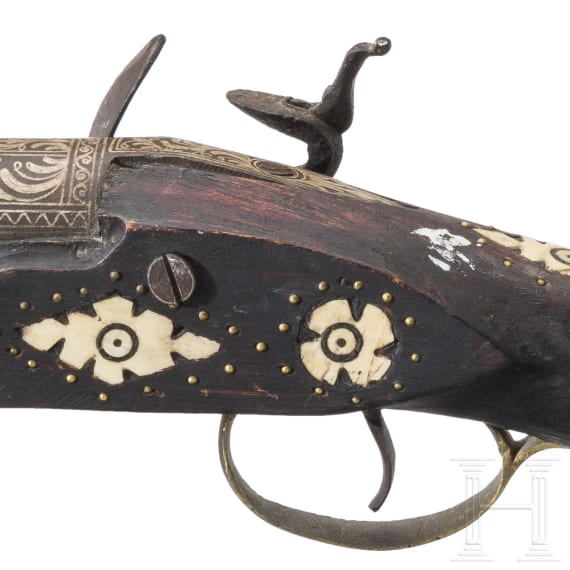 An Ottoman flintlock tromblon, 20th century