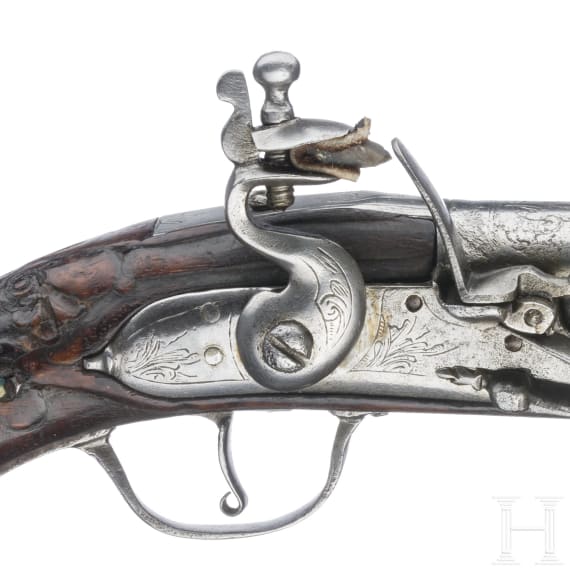 Steinschlosspistole, balkant&uuml;rkisch, um 1800