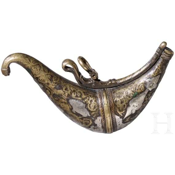 Pulverflasche, Persien, um 1800