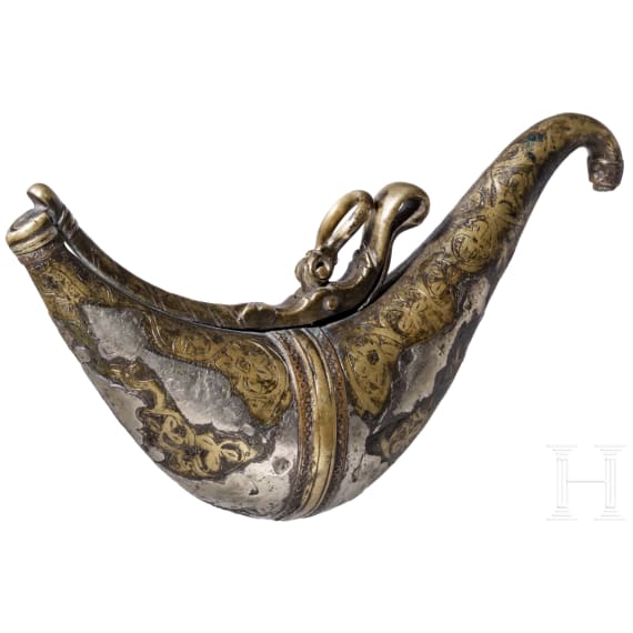 Pulverflasche, Persien, um 1800
