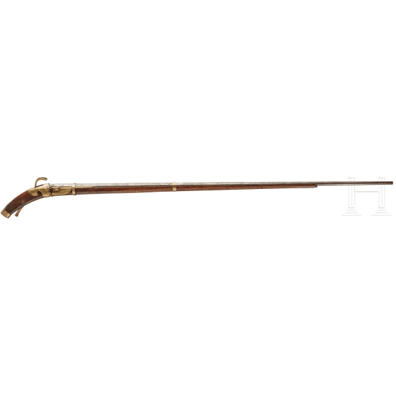 A South East Asian matchlock gun, mid-19th century