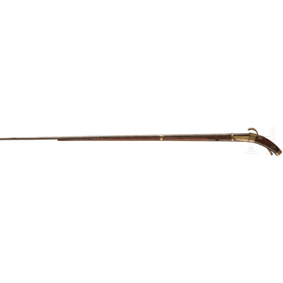 A South East Asian matchlock gun, mid-19th century