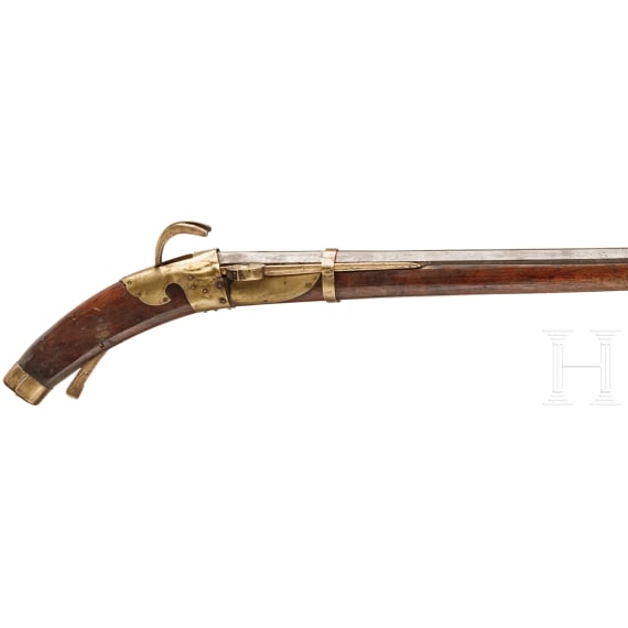 A South East Asian matchlock gun, mid-19th century