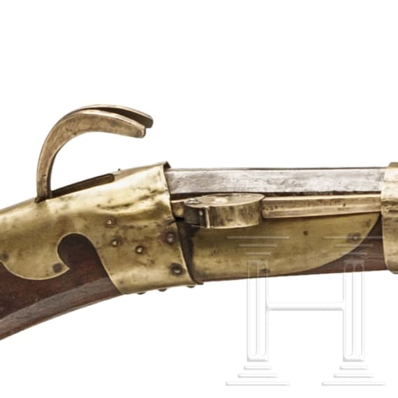 A South East Asian matchlock gun, mid-19th century