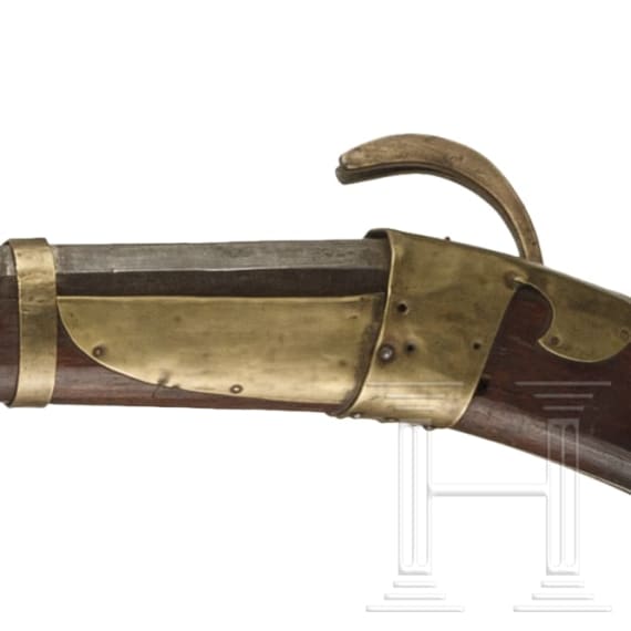 A South East Asian matchlock gun, mid-19th century