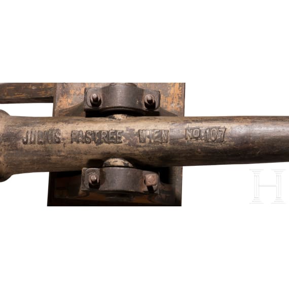 Salutkanone, Julius Pastree in Wien, nach 1889