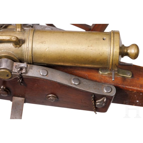 Modell eines Feldgesch&uuml;tzes, Frankreich, um 1900