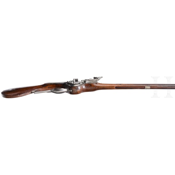 Radschloss-Paddelschaft-Karabiner, deutsch, um 1660