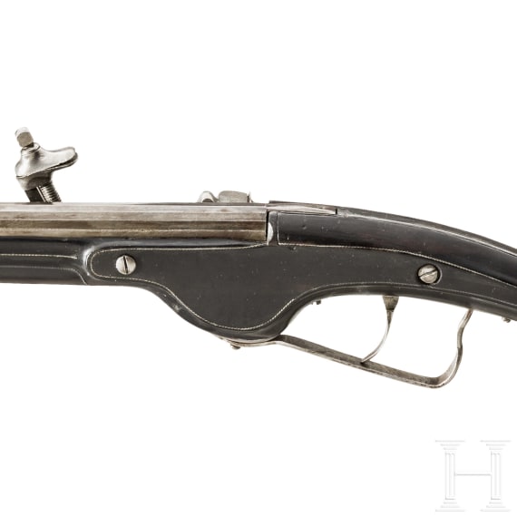A German wheellock pistol with ebony stock, circa 1630