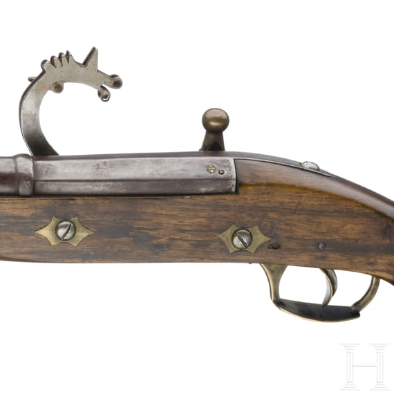 A German matchlock pistol, collector's replica, 20th century