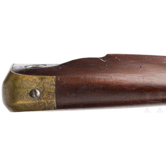 Steinschlossflinte, deutsch, um 1750
