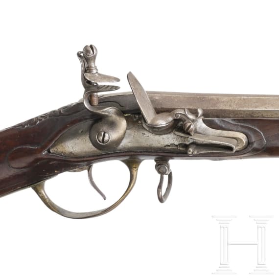 Steinschlossflinte, deutsch, um 1750
