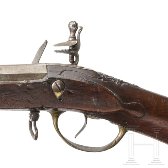 Steinschlossflinte, deutsch, um 1750