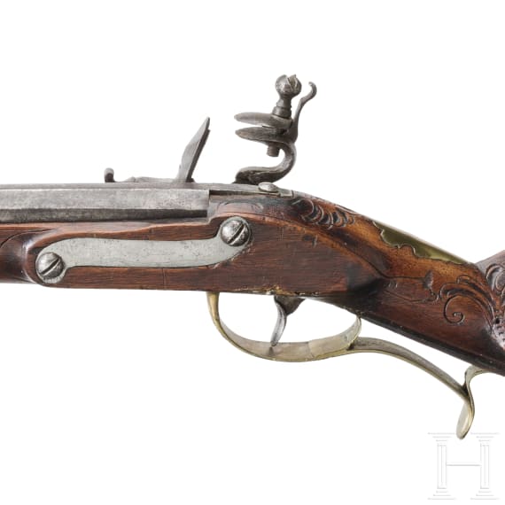 Steinschlossb&uuml;chse, deutsch, um 1780