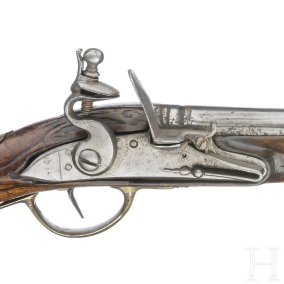 Steinschlosspistole, milit&auml;risch(?), um 1700