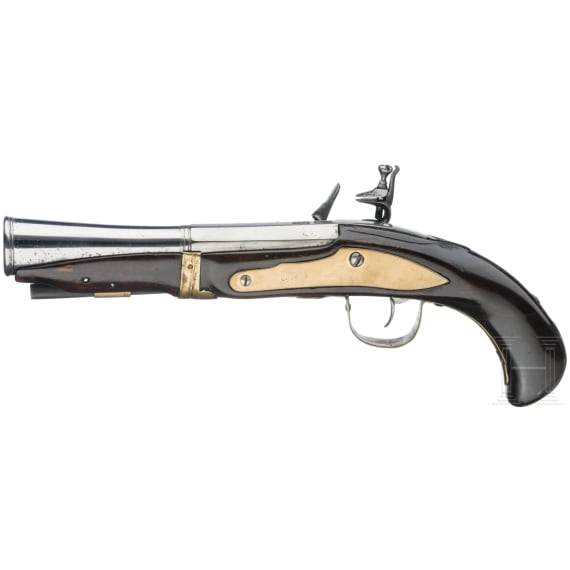 Steinschloss-Tromblonpistole, Italien/Spanien, um 1780