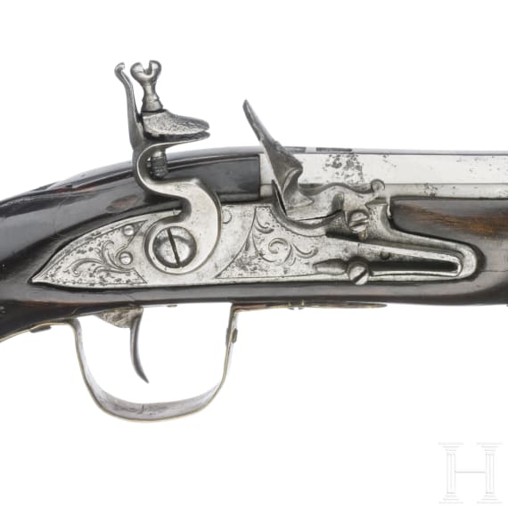 Steinschloss-Tromblonpistole, Italien/Spanien, um 1780