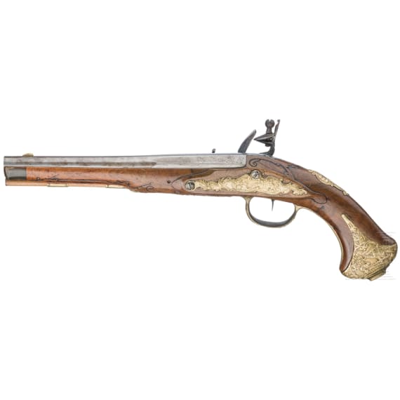 Steinschlosspistole, Le Maire in L&uuml;ttich, um 1780