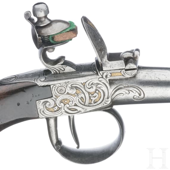 Ein Paar Steinschlossterzerole, deutsch, um 1780