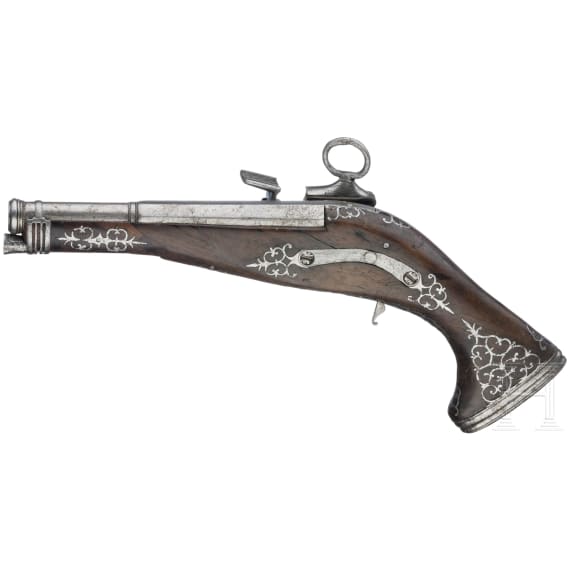Miquelet-Steinschlosspistole, Spanien, um 1800