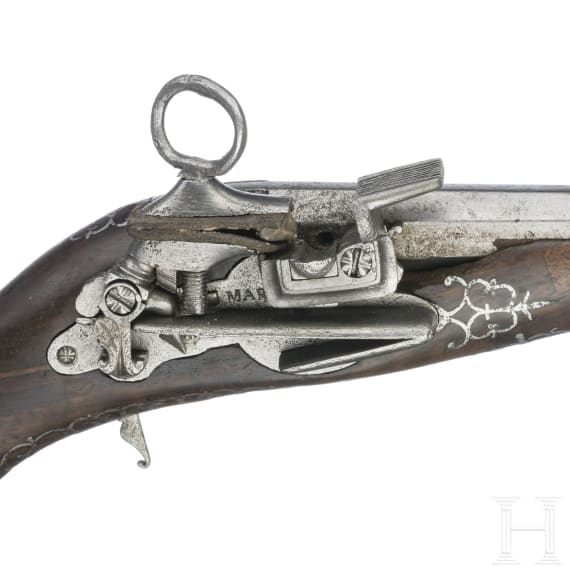 Miquelet-Steinschlosspistole, Spanien, um 1800