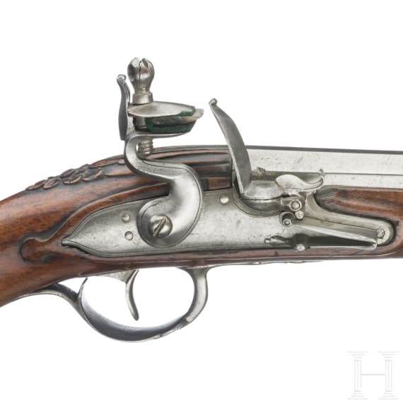 Steinschlosspistole, deutsch, um 1800