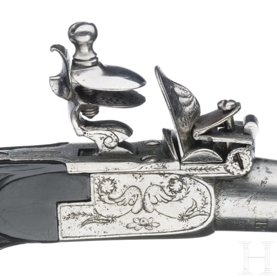 Steinschlossterzerol, bezeichnet "Boutet", Frankreich, um 1810
