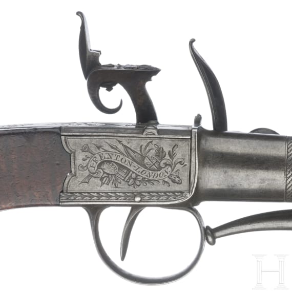 Ein Paar Steinschlossterzerole, I. Fenton in London, um 1810