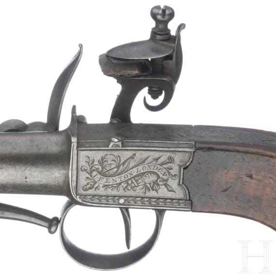 Ein Paar Steinschlossterzerole, I. Fenton in London, um 1810