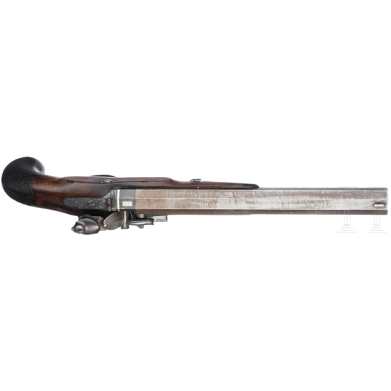 Fein gearbeitete Steinschlosspistole, Joseph Manton, London, 1792 - 1822