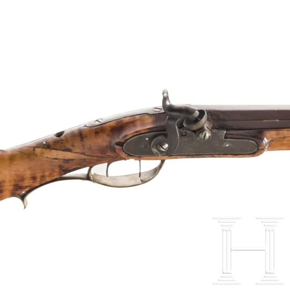 Perkussions-Kentucky rifle, Benjamin Sells, Georgetown, USA, um 1835