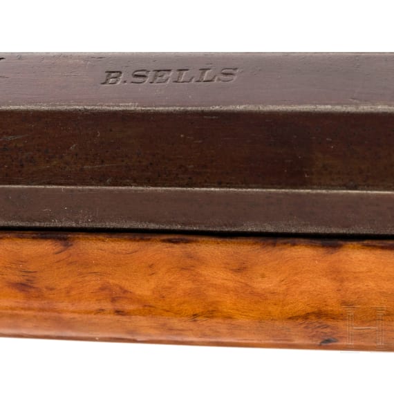 Perkussions-Kentucky rifle, Benjamin Sells, Georgetown, USA, um 1835