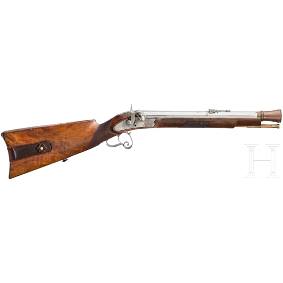 Tromblongewehr, aus Teilen zusammengestellt, um 1840